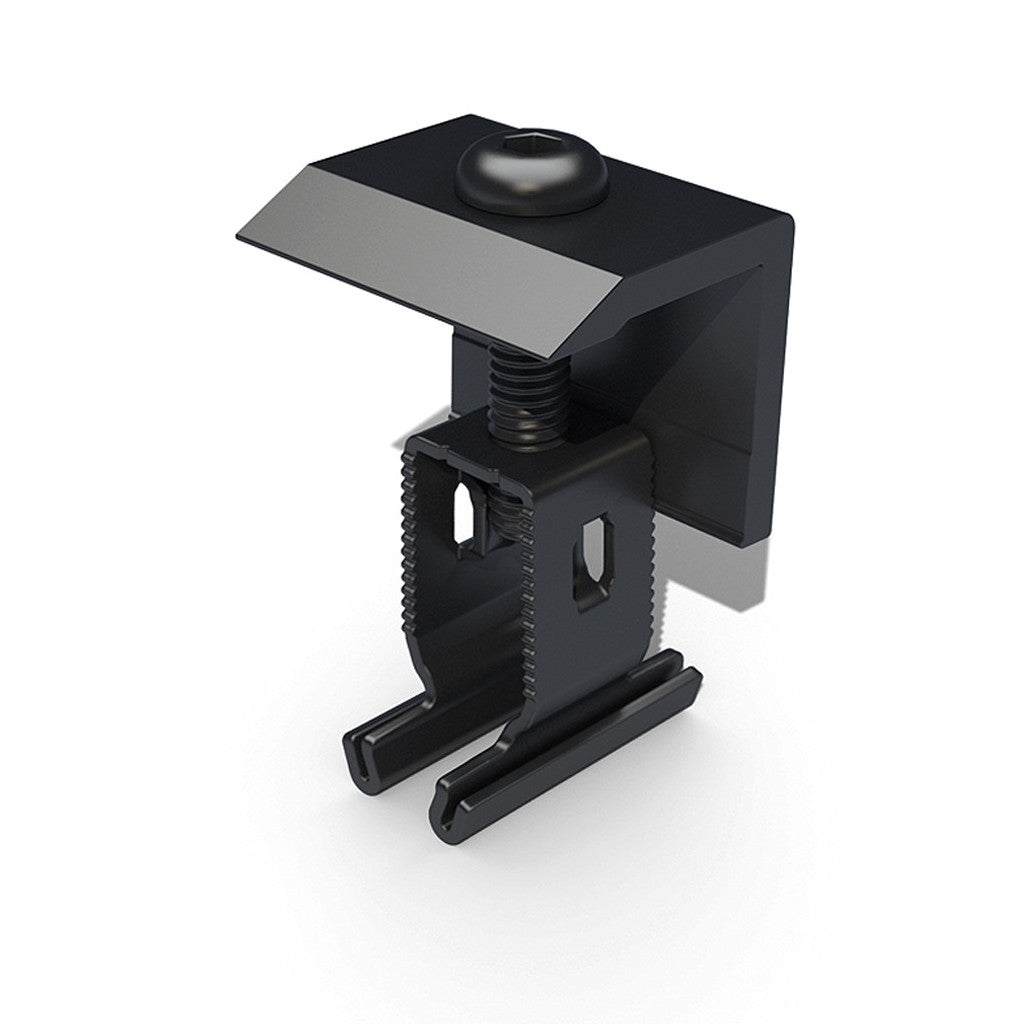 Renusol End Clamp+ 30 - 50mm Black